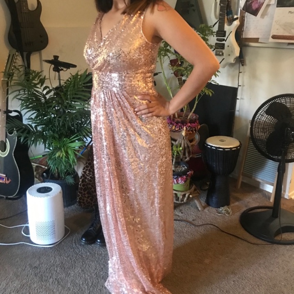 Sequin Pink Dress